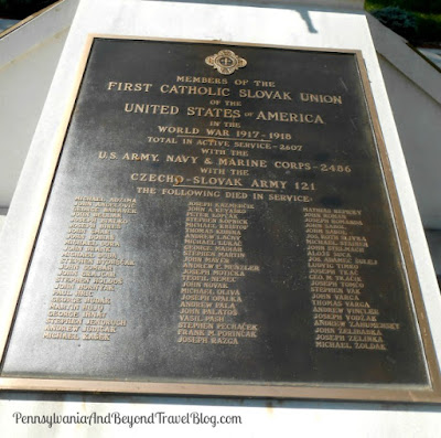 First Catholic Slovak Union Jednota Memorial in Middletown Pennsylvania
