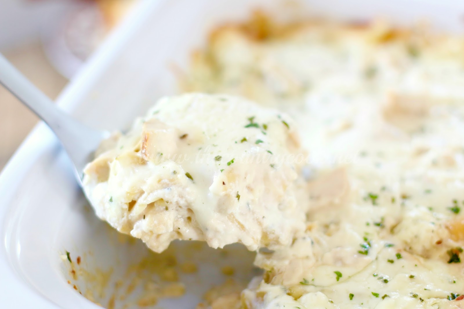 Crock Pot Chicken Alfredo Lasagna The Country Cook