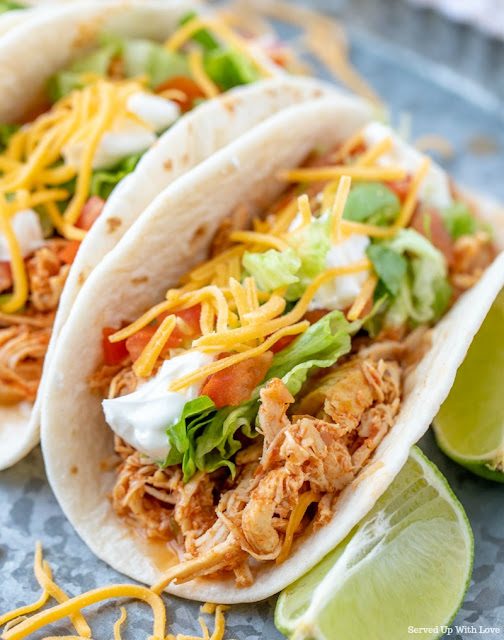 Crock Pot Chicken Tacos Served Up With Love