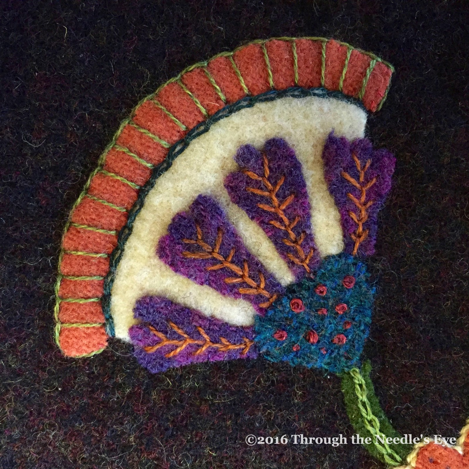 Telling Stories Through the Needle's Eye Marcia's Flowers