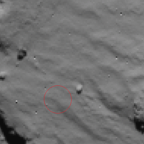 European Space Agency Images Show Philae's Bounce During Comet Landing 