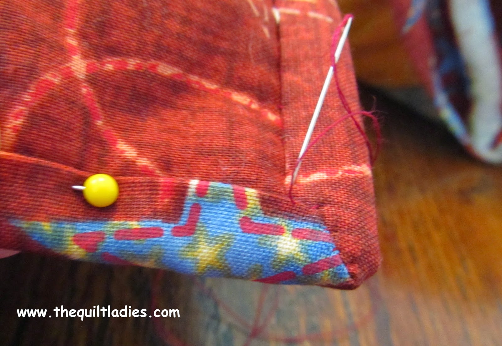 How to make Quilt Binding Tutorial and How to Hand Stitch the Bind
