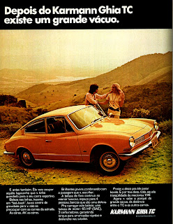 propaganda VW Karmann Ghia TC - 1971