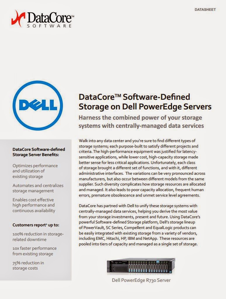 eWeek: DataCore Ready Software Defined Storage Servers Running on Dell PowerEdge Debut