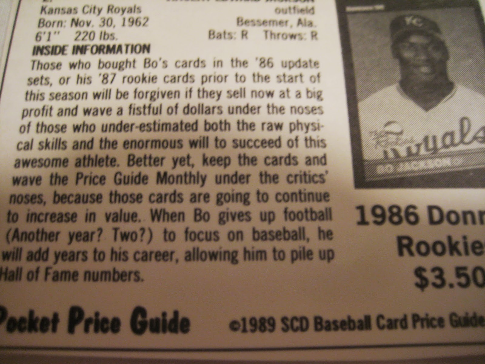 Baseball Cards Come to Life! 1989 Baseball Card Magazine cards