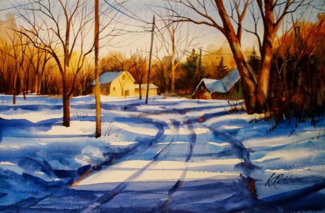 Художница-акварелист. Kathy Los-Rathburn