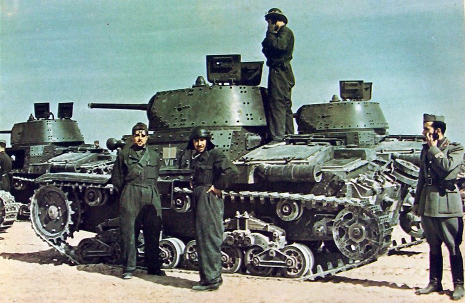 World War II Pictures In Details M13/40 Tanks of the VII Battaglione