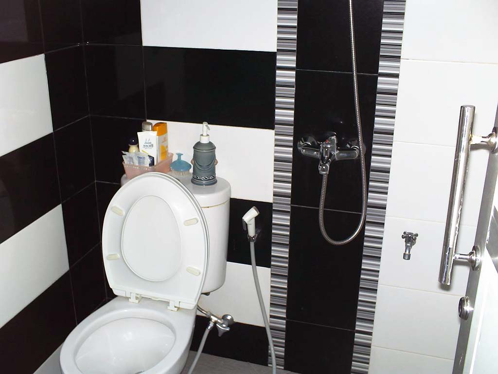 Desain Kamar Mandi Minimalis Ukuran 1X1 Dengan WC Duduk