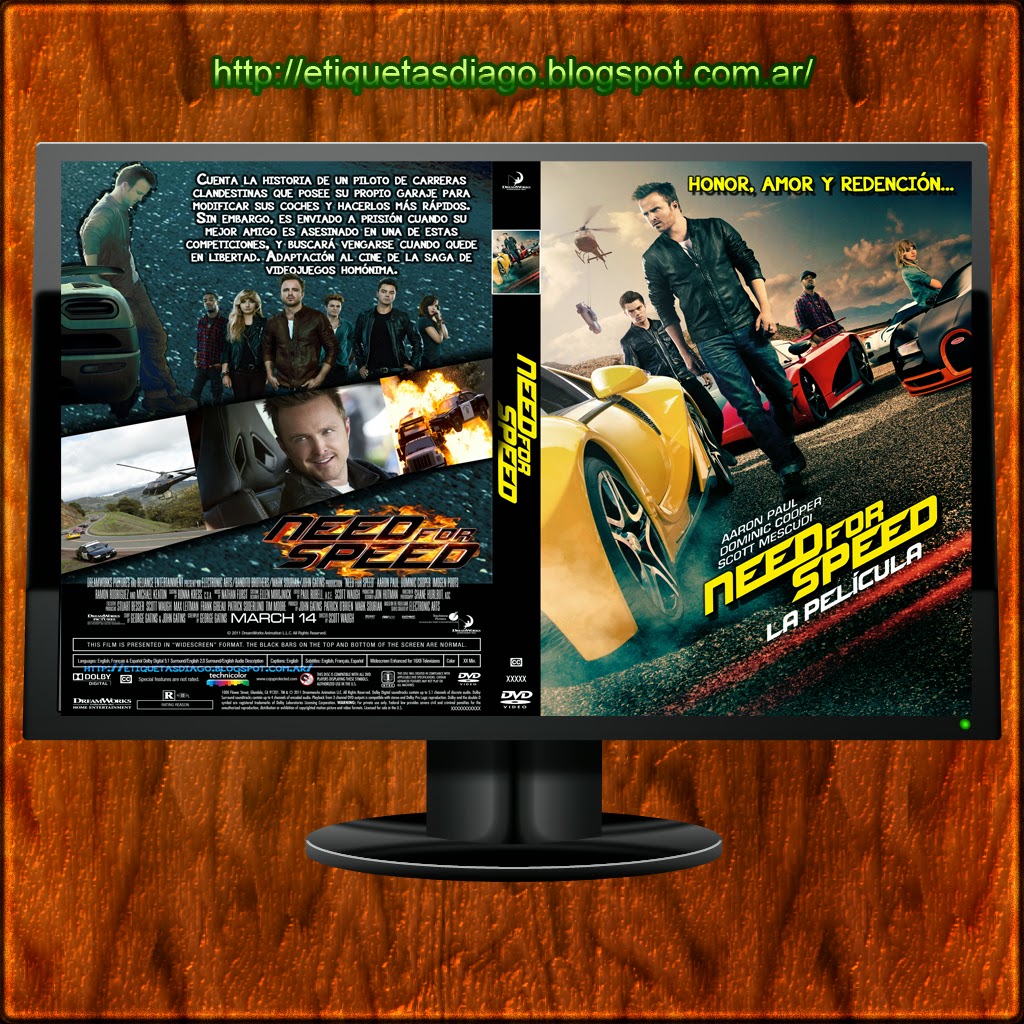 Need For Speed DVD COVER