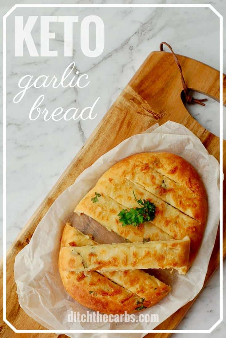 Cheesy Keto Garlic Bread Drinks And Food