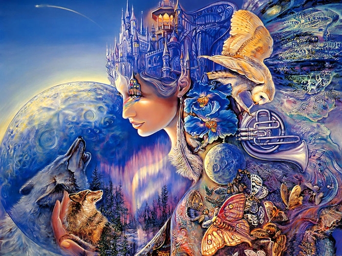 Josephine Wall, 1947 Fantasy painter Tutt'Art Pittura * Scultura