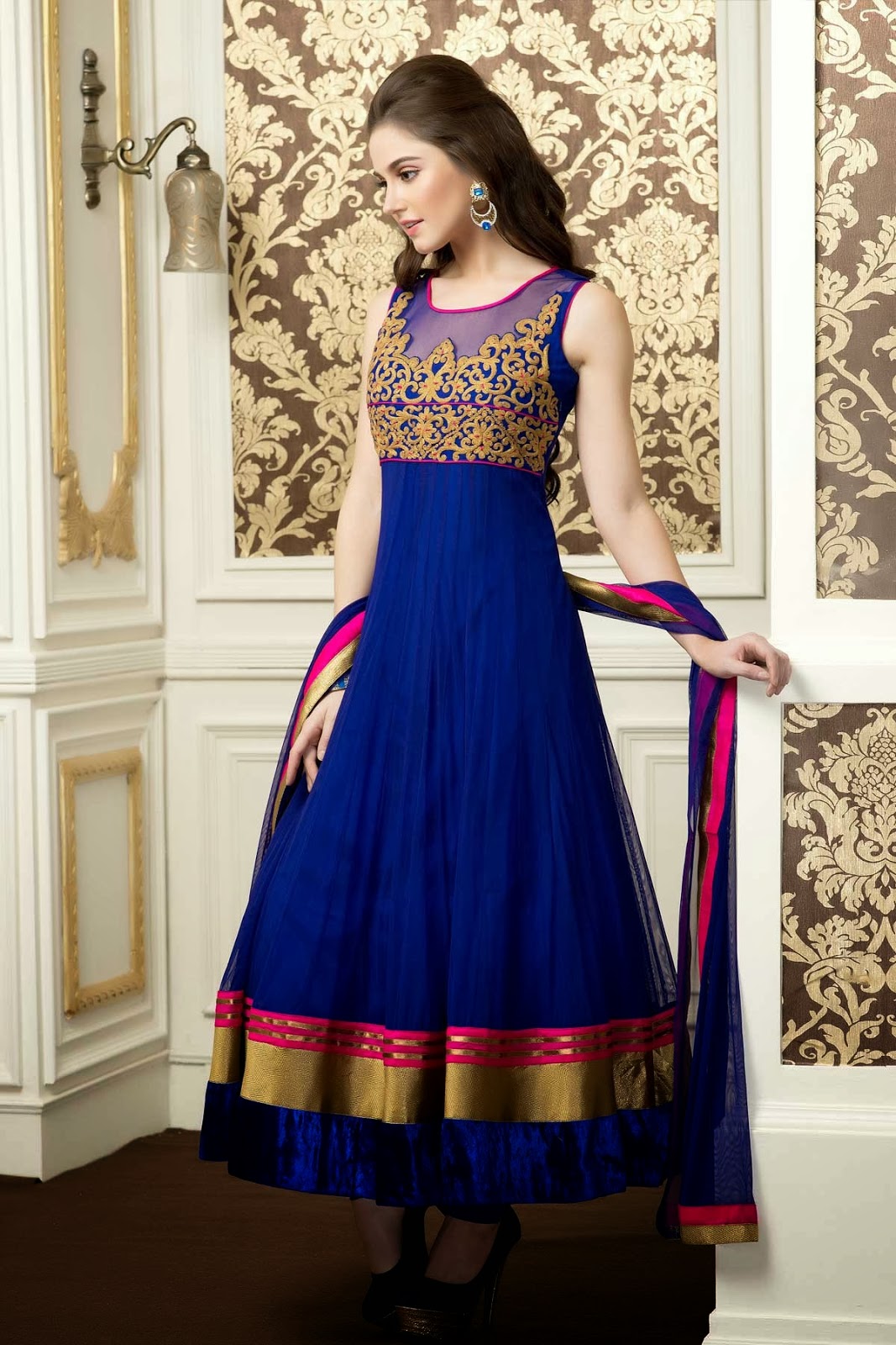 Best Designer Anarkali Salwar Suits – Top Selling Attires Online 2014 ...
