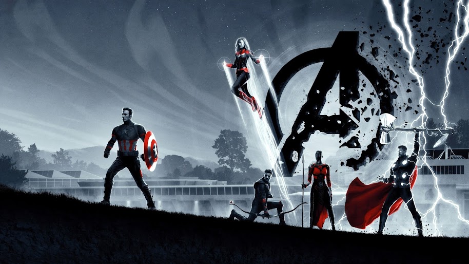 Avengers Endgame Captain America Captain Marvel 8k Wallpaper 128