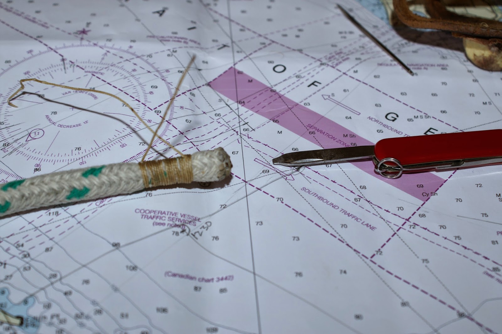 Barnacle Bill Holcomb's Sailing: Whipping The Ends of Line