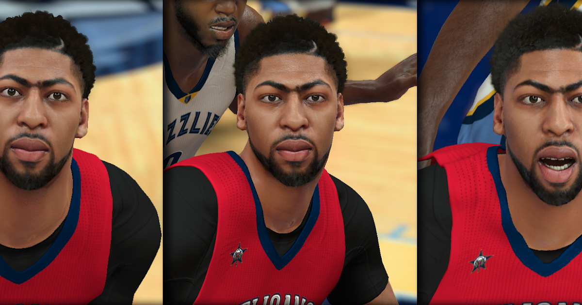NBA 2K17 Anthony Davis Cyberface by AmaroWaade Shuajota