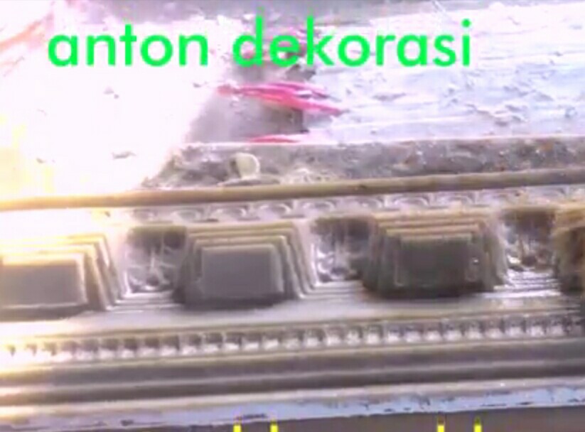 Tutorial cara membuat cetakan/mal lis gypsum Anton Bloger