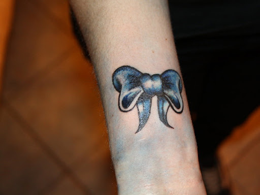 Preto Azul Arco De Tatuagem