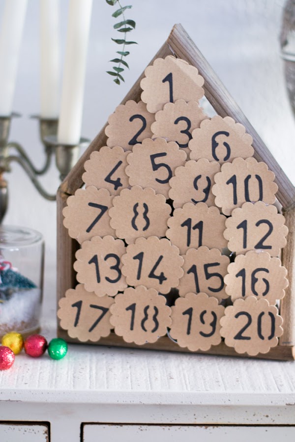 Calendario de Adviento diy