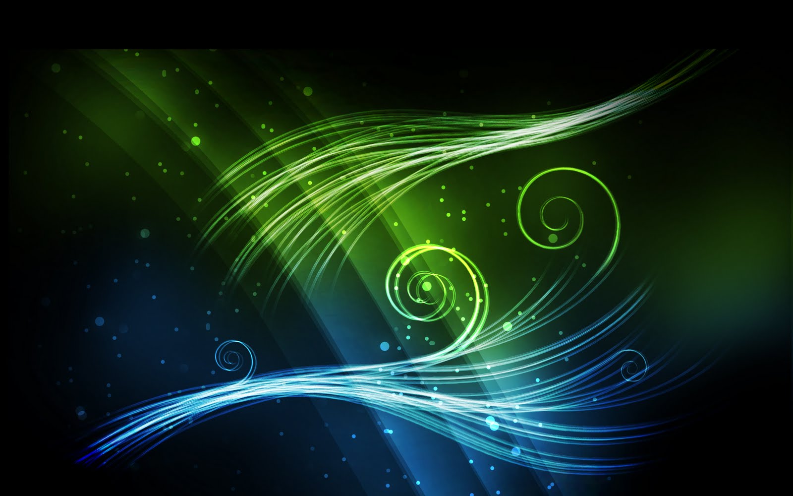 Abstract Shapes Blue and Green HD Wallpaper ~ The Wallpaper Database