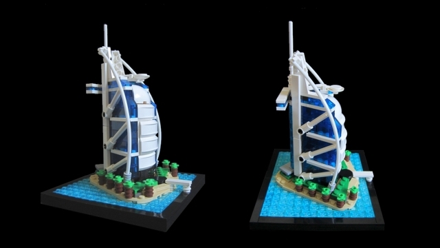burj al arab lego set