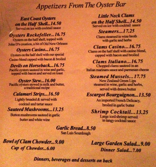 GREAT EATS HAWAII THE SEA CHEST RESTAURANT AND OYSTER BAR