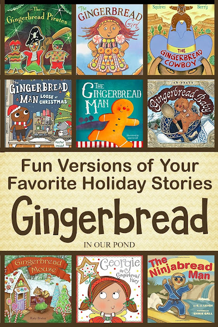 Homeschooling with Gingerbread // In Our Pond // Ideas, Crafts, Sensory Activities, Learning Printables, and more 