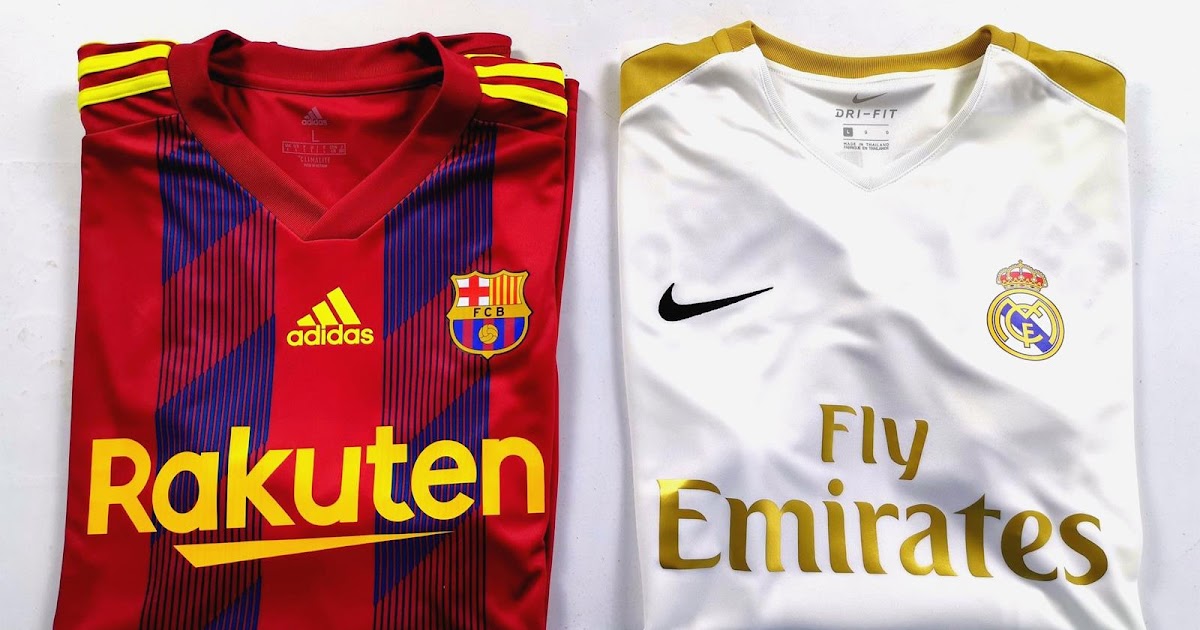 ético su Canberra Adidas FC Barcelona & Nike Real Madrid 20-21 Kits "Revealed" - Spanish  April Fool's Day - Footy Headlines