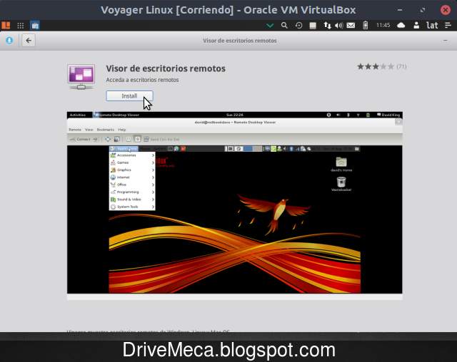 Podemos dar click al boton Install en una aplicacion para instalar Podemos dar click al boton Install en una aplicacion para instalar