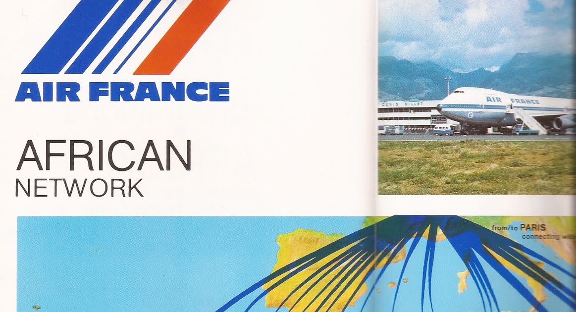 The Timetablist: Air France: The African Routes, 1977.
