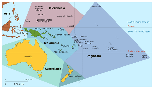 Project on Oceania (2020-21)