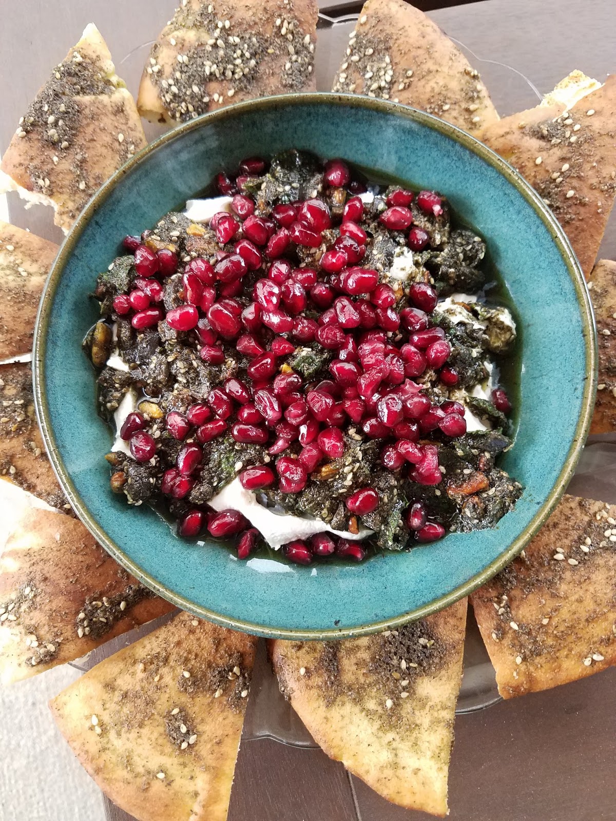 All Dolled Up Labneh Dip and Zaatar Pita Chips A Healthy Mediterranean