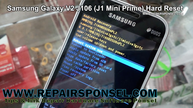 Hard Reset Samsung Galaxy V2 J106 (J1 Mini Prime)