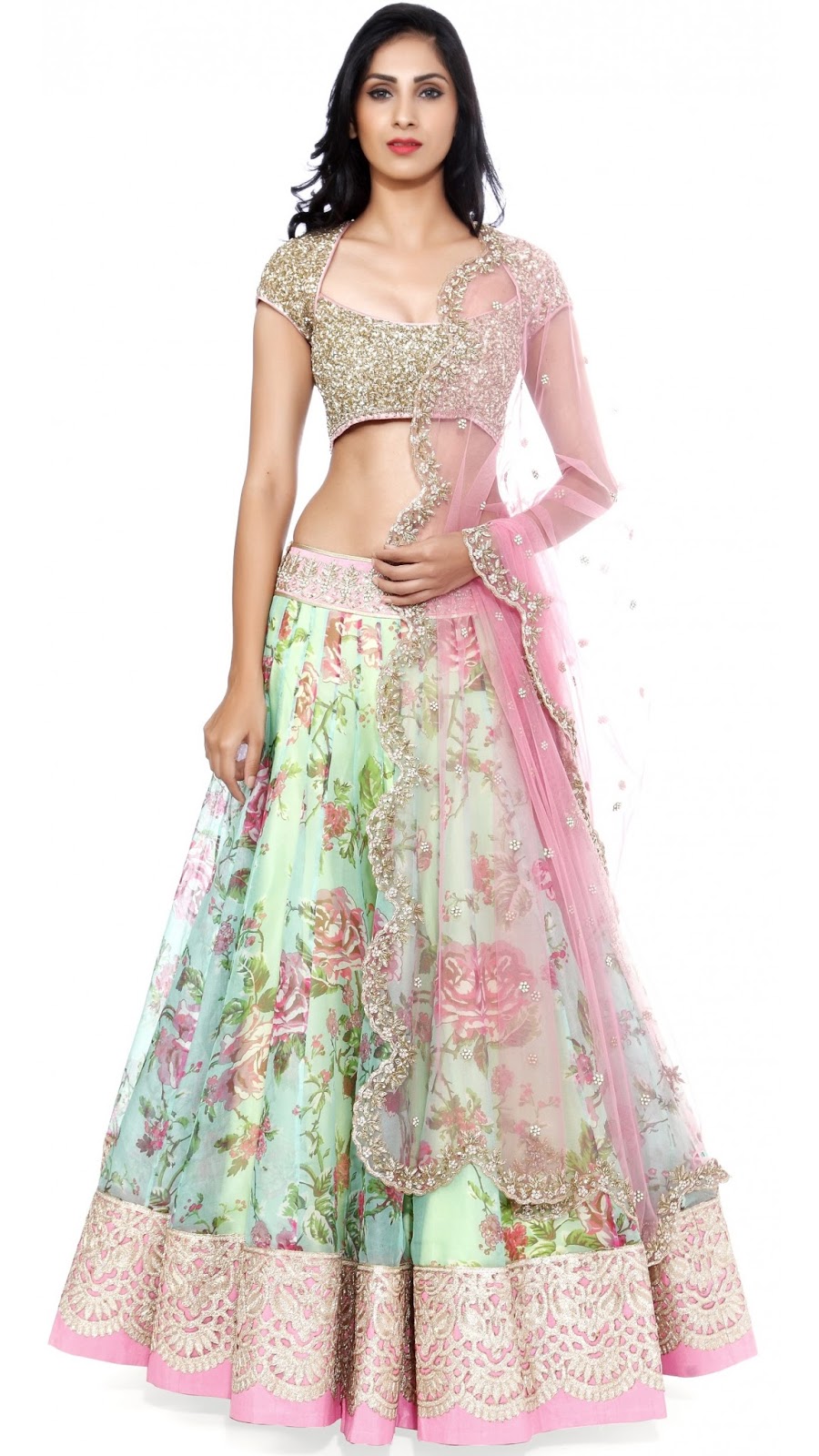 khazanakart Embroidered Women's Lehenga, Choli and Dupatta Set Buy