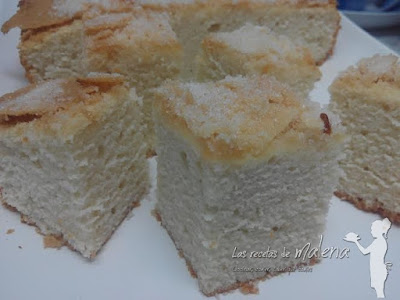 Bizcocho blanco de nata Bizcocho blanco de nata