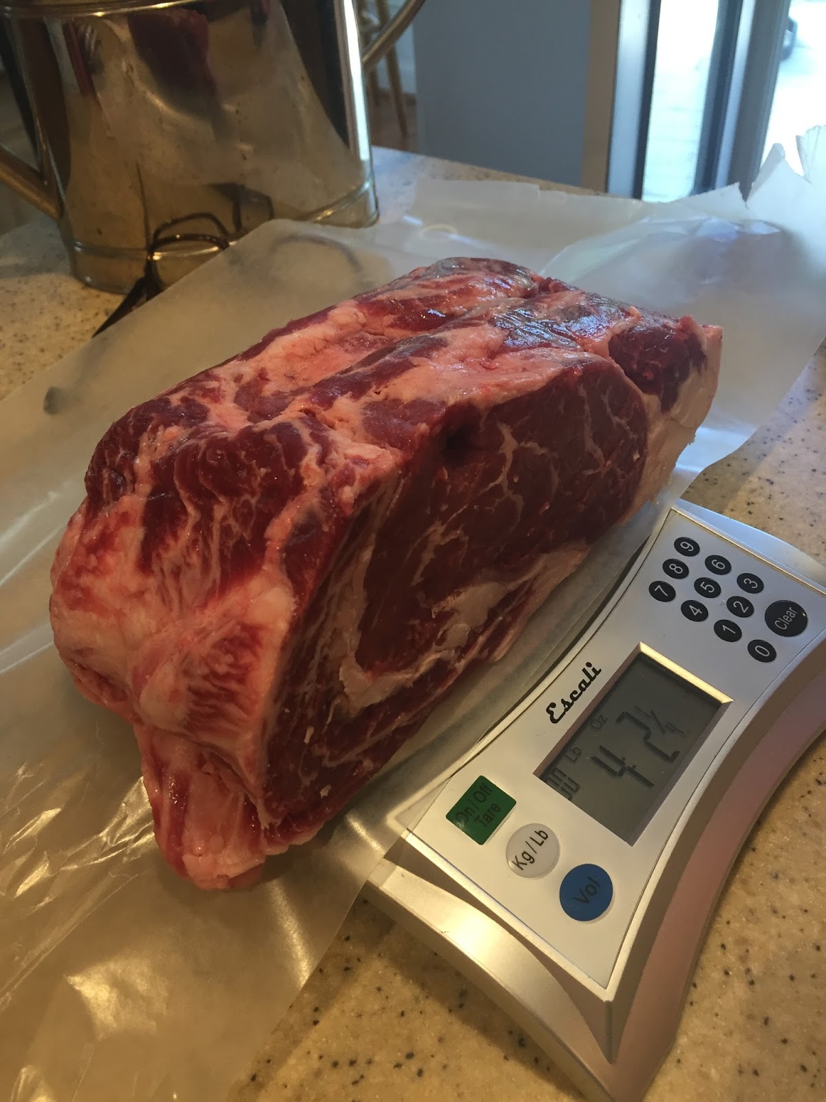 Weekend Food Project Prime Rib and Au Jus on the Big Green Egg