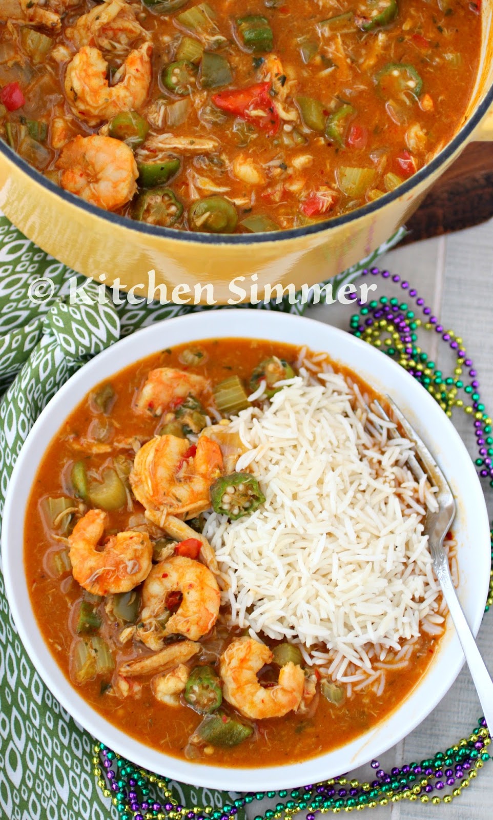 Kitchen Simmer Crab and Shrimp Seafood Gumbo