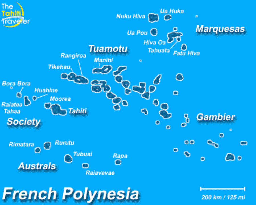 Big Blue 18401940 French Oceania (Polynesia) and Tahiti