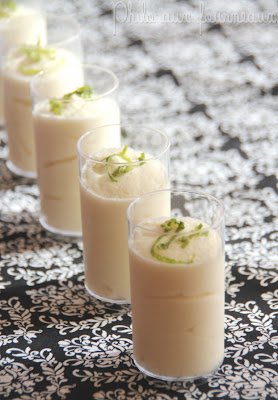 Mousse au chocolat blanc & zestes de citron vert recettes Verrines de Mousse au citron