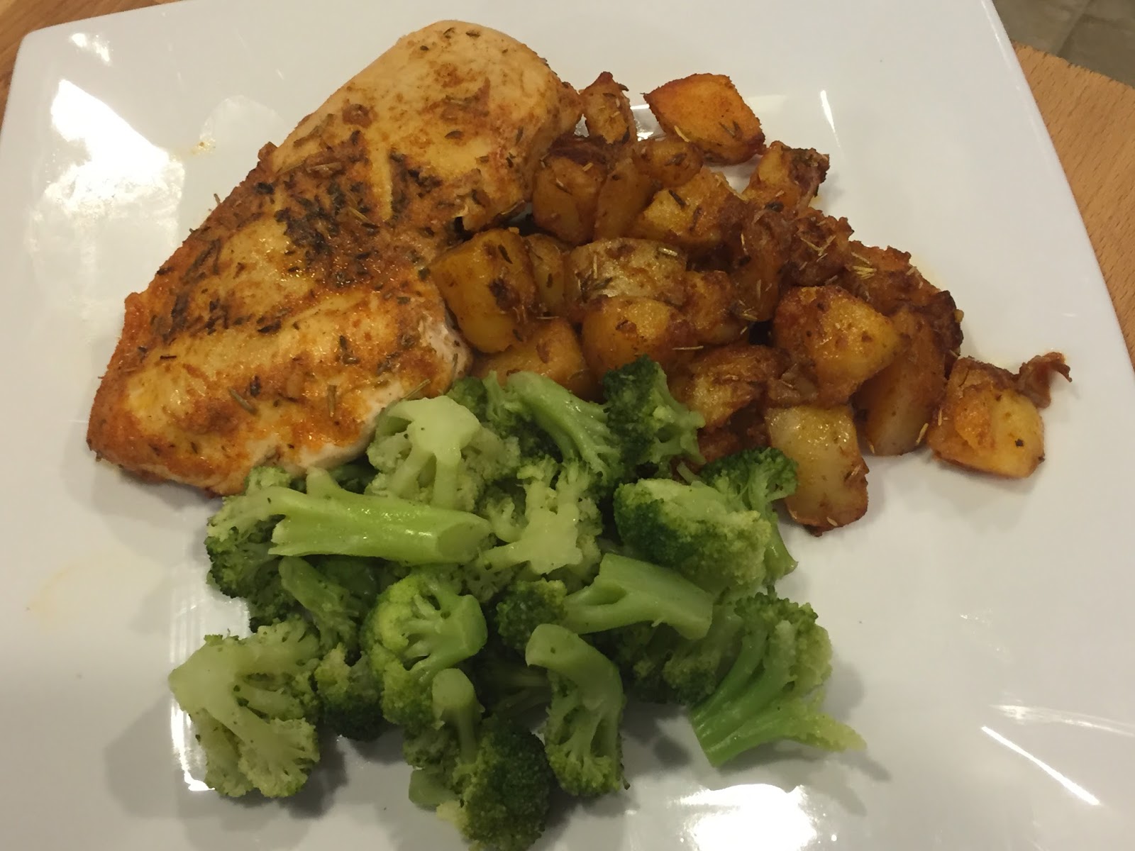 Hold the onion Paprika and Rosemary Roasted Chicken with Potatoes