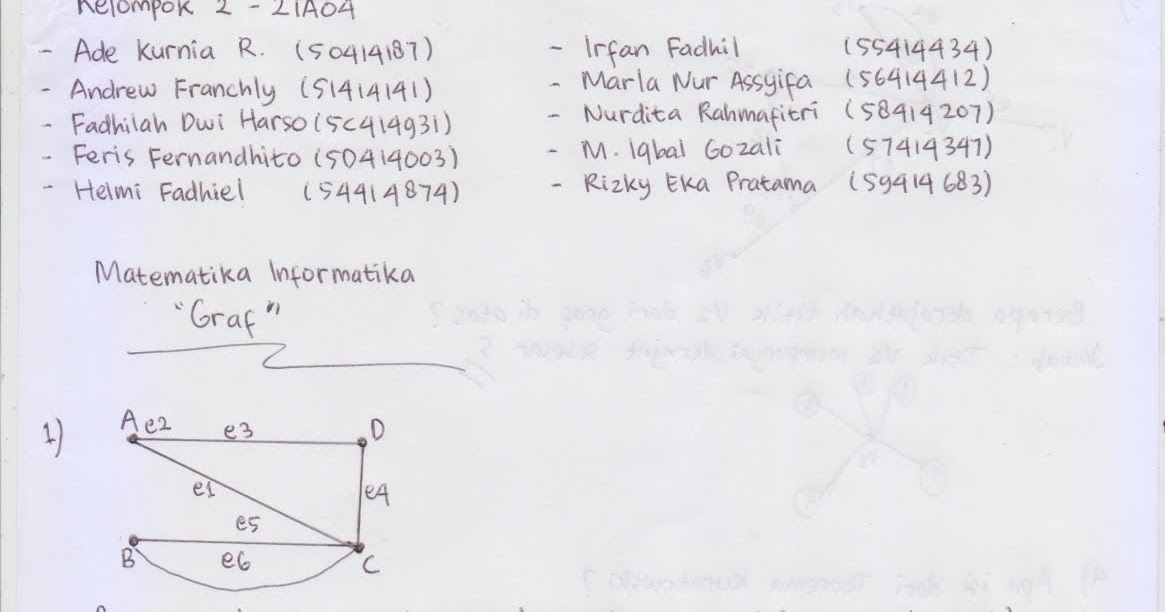 Soal Soal Graf Kumpulan Tugas Kuliah