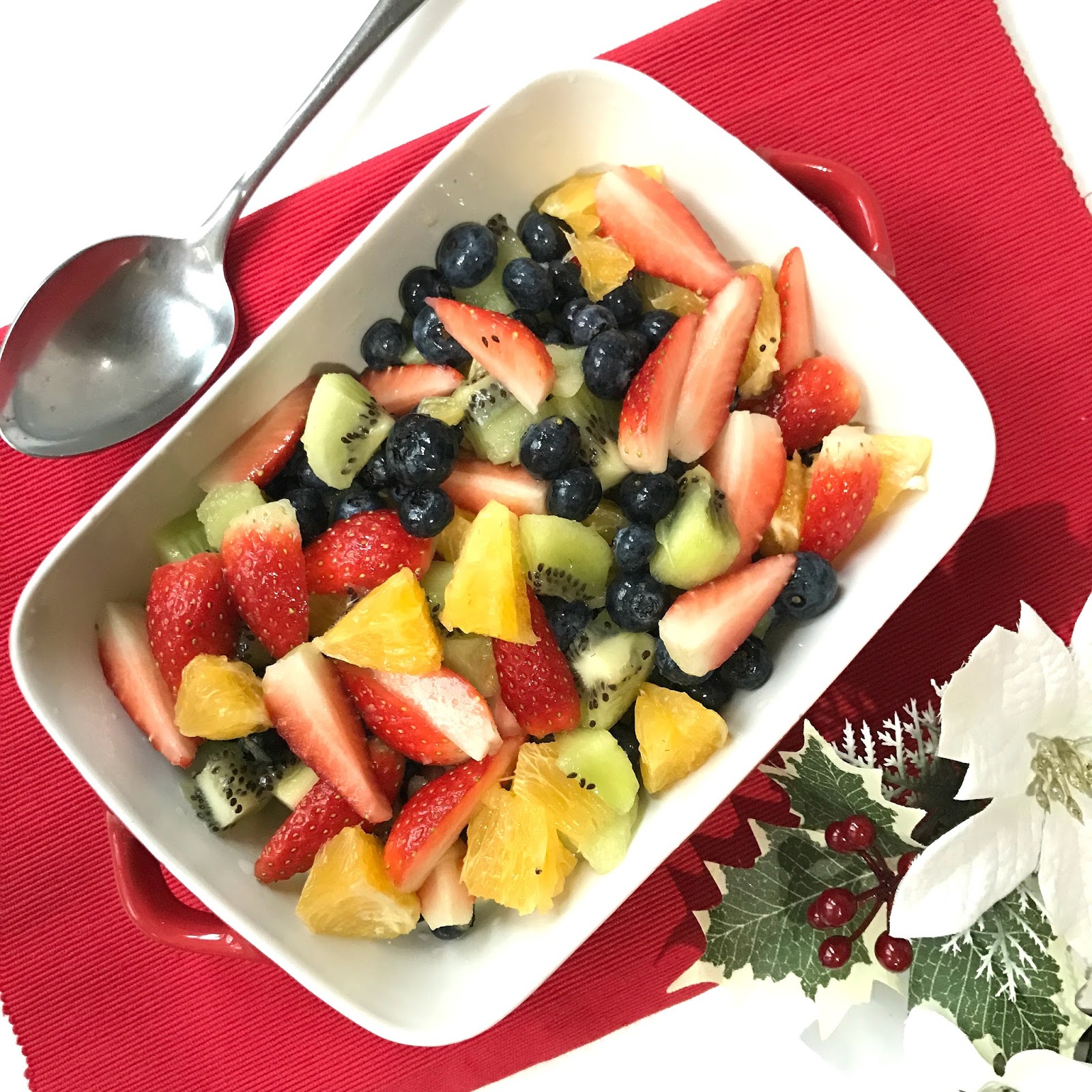 healthy fruit salad detox bowl