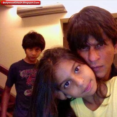 Shahrukh khan with his Kids