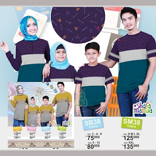 Koleksi Terbaru Kaos Sarimbit keluarga Shafa Marwa 38, 39