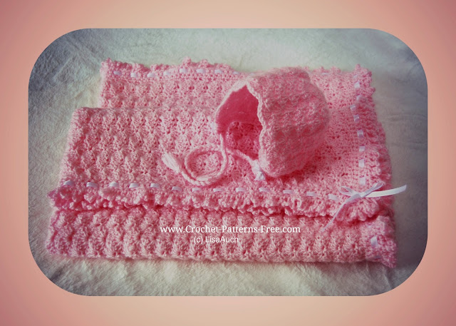 Crochet  Shell Stitch Baby Blanket Pattern