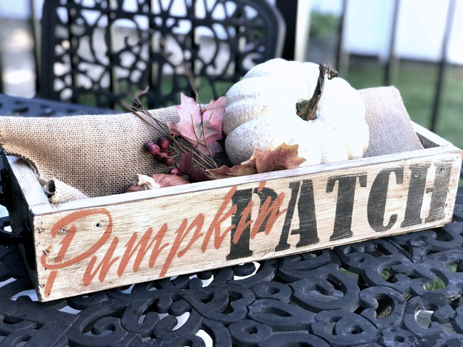 DIY Pumpkin Patch Crate for Fall