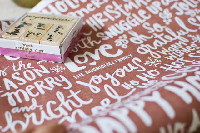 Cute Personalized Christmas Gift Wrap