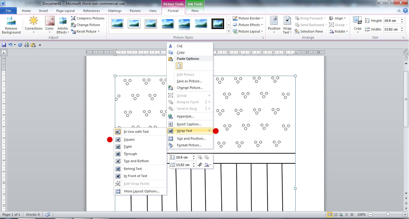 Artybarb How to merge and save digital stamps in MS Word