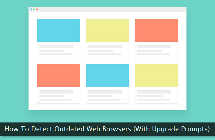 Web browser mockup.