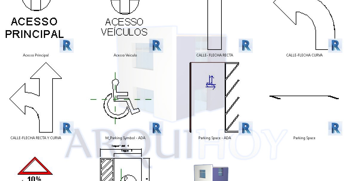 Familia Señalizacion Estacionamiento / Family Signaling Parking (RFA