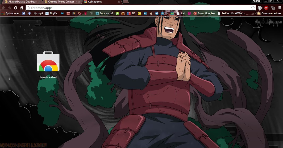 Animé imágenes by Akatsuki Karasu Temas chrome Naruto